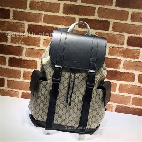 fake gucci gg supreme backpack|gucci supreme canvas backpack.